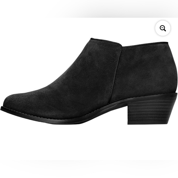 NEW Vionic Serena Comfort Suede Tassel Zipper Women’s Ankle Booties Black 6.5 - Picture 2 of 7